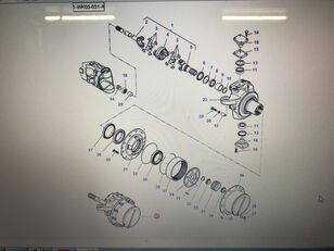 koleno riadenia 7700661504 na kolesového traktora AGCO