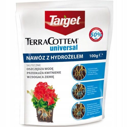 nové komplexné hnojivo Terracottem 750g Hydrożel Target Nawóz
