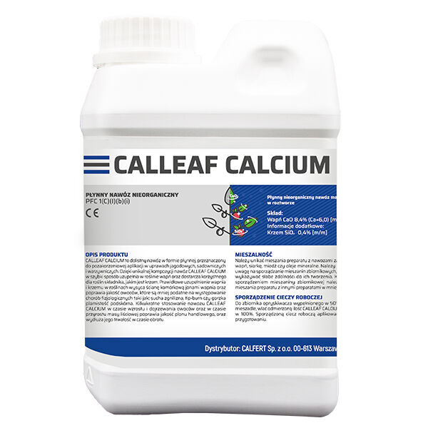 nový stimulátor rastu rastlín Calleaf Calcium 1l