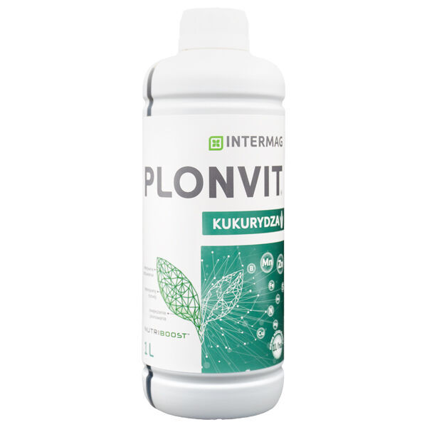nový stimulátor rastu rastlín Intermag Plonvit Kukurydza Nutriboost 1L