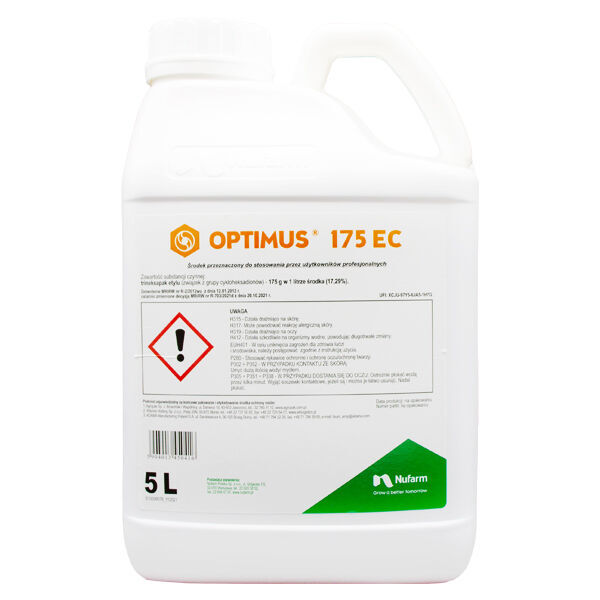 nový stimulátor rastu rastlín Nufarm Optimus 175 Ec 5l